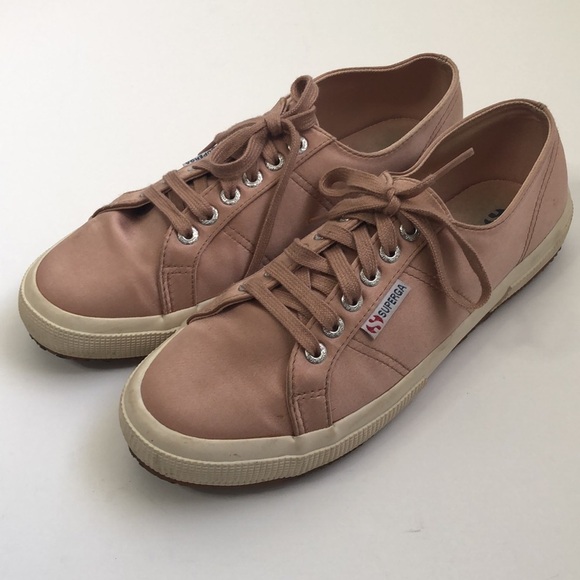 Superga rose satin low top sneakers - Picture 2 of 8